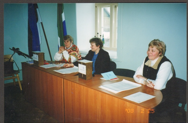 värvifoto 2003.aasta Riigikogu valimised Järvamaal Amblas
