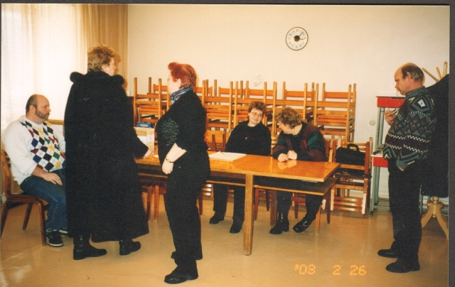 värvifoto 2003.aasta Riigikogu valimised Järvamaal Kabalas