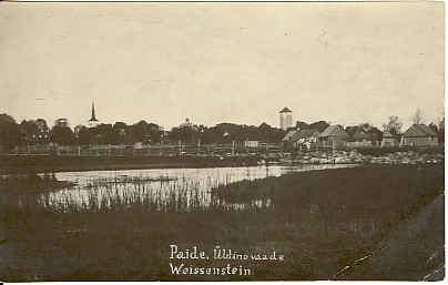 foto, Paide vaade 20.saj.esimesel poolel