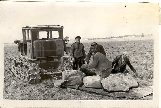 foto, kivikoristamine Lenini-nim. kilhoosis 1957.a.