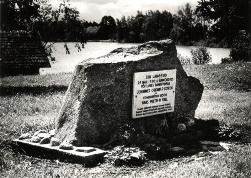 Mälestuskivi Mustajõe k/n