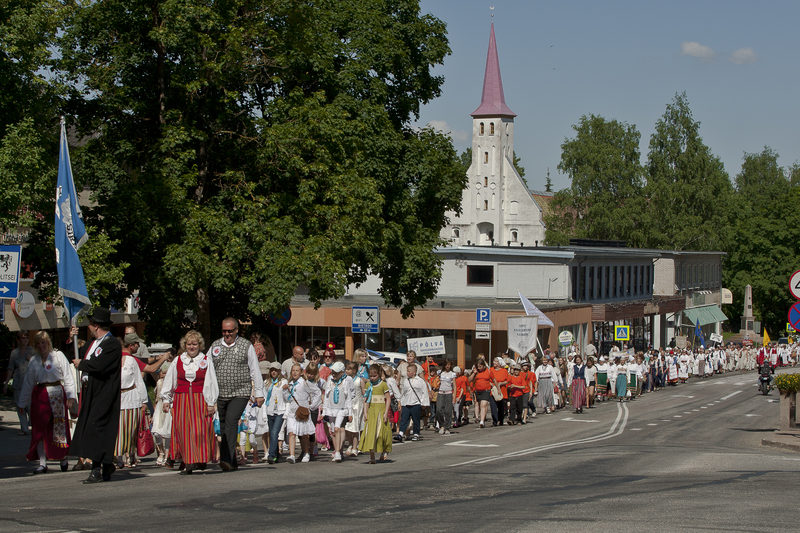 Eesti naiskooride laulupäev Põlvas 2013