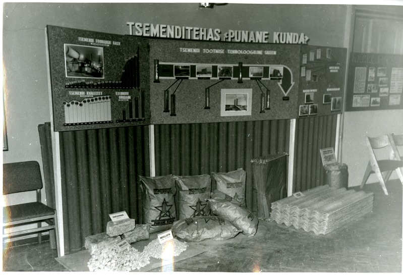 Tsemenditehase Punane Kunda toodangunäidised