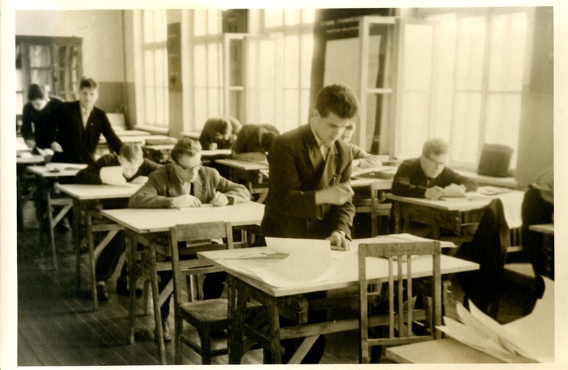 Kohtla-Järve Keemia-Mäetehnikumi joonestuskabinet