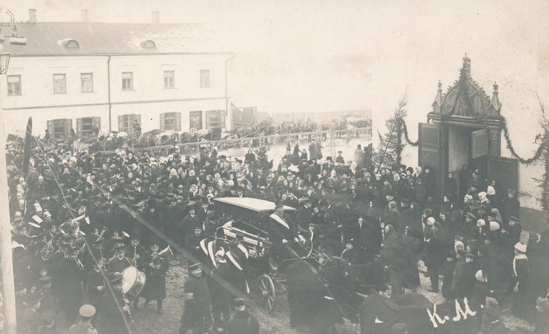 Rakvere, Julius Johansoni matused