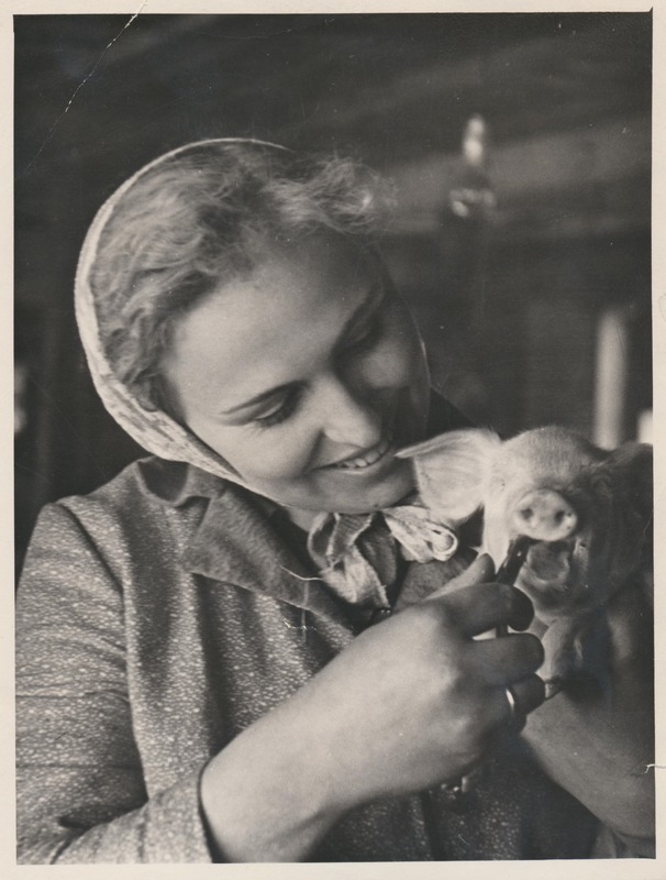 Rahkla sovhoosi seatalitaja Juta Reiska