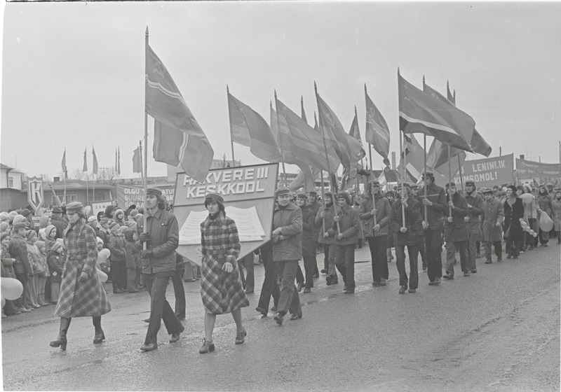 SSOR 60. aastapäeva tähistamise demonstratsioon Turu platsil