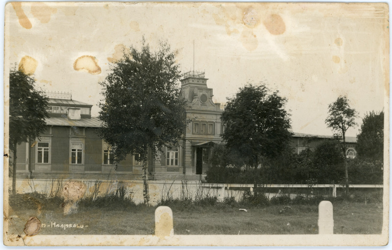 Haapsalu raudteejaam, 1930. aastate I pool. Fotograaf E. Wirnhof.