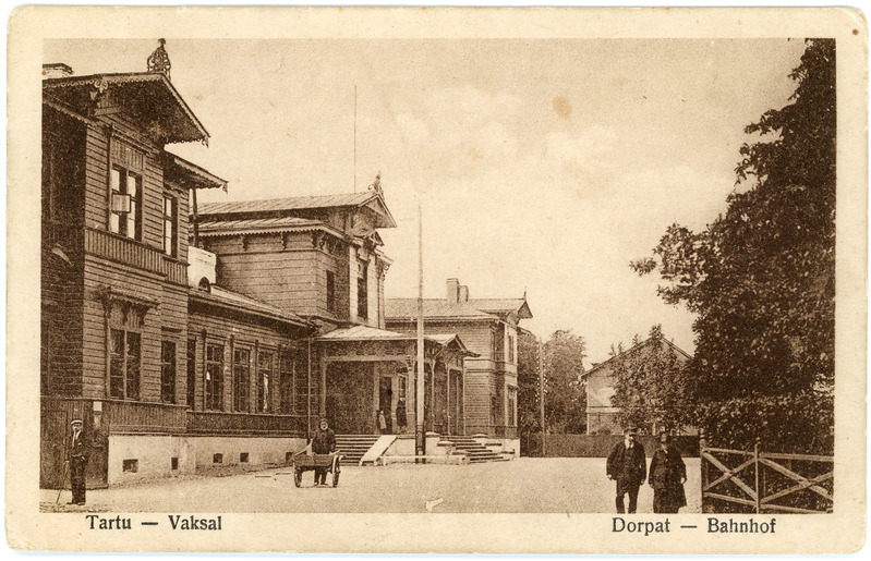 Tartu jaamahoone, 1920.a. algus.