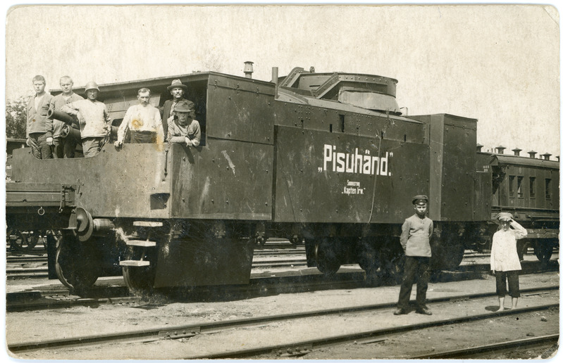 Soomusrongi Kapten Irv suurtükiplatvorm Pisuhänd, 1919.