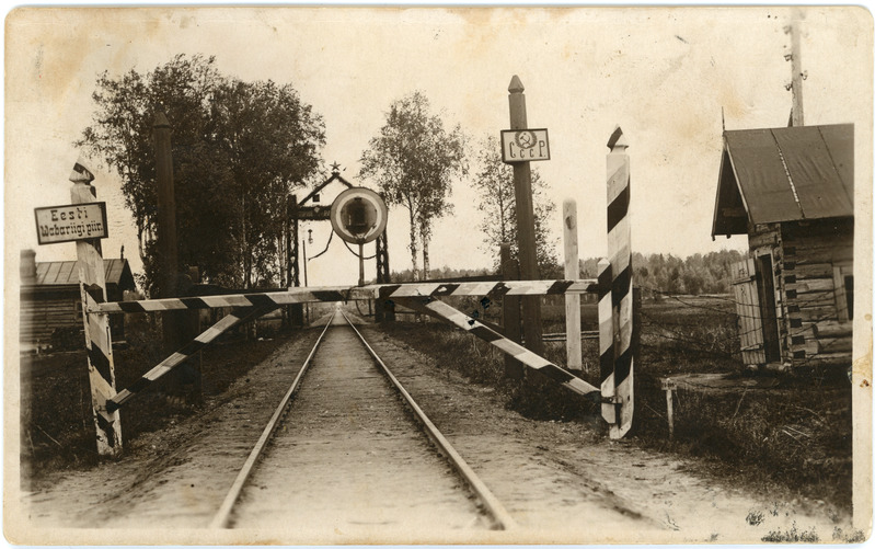 Eesti-Vene piir Komarovka lähedal, 1920. aastad. Fotograaf Osvald Haidak.