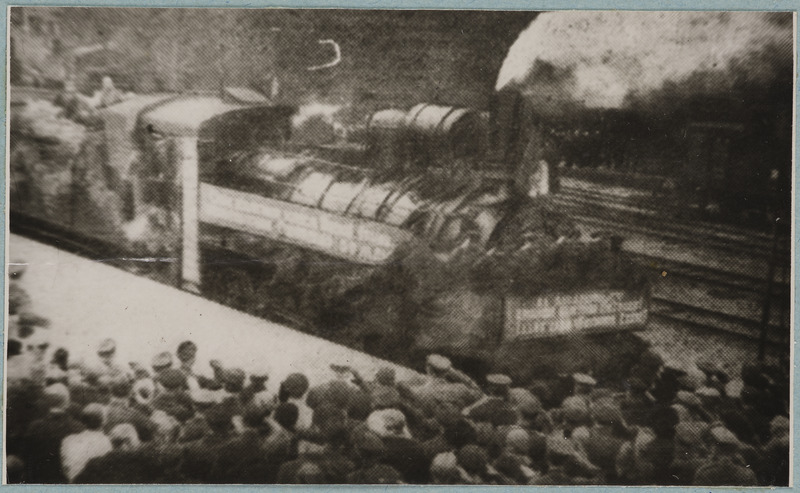 Sõjapurustused ja taastamine Eesti raudteel: ehitud veduriga esimene Leningradi rong saabub Tallinna, 1.oktoober 1944.