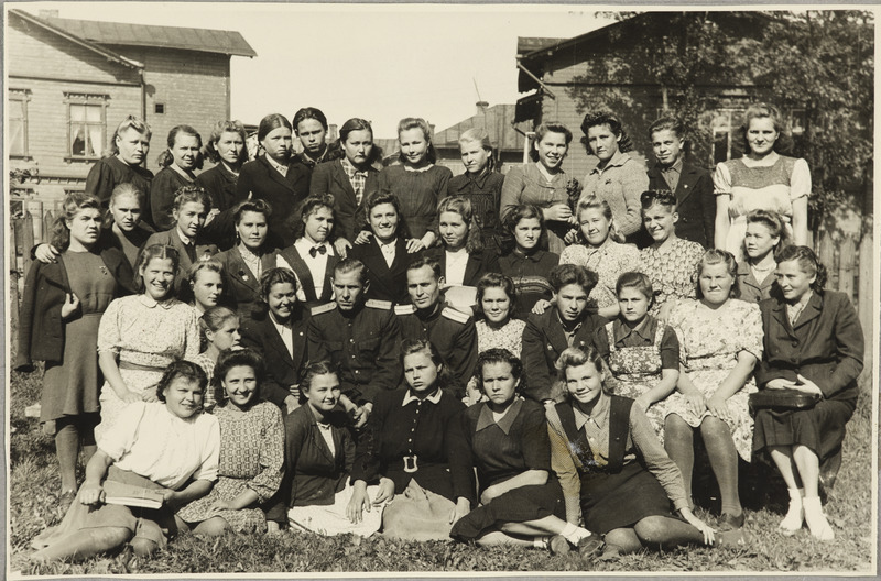 Tartu Raudtee Tehnikakool: kaalujate õppegrupi lõpetajad (Kirovi raudtee), 1949.