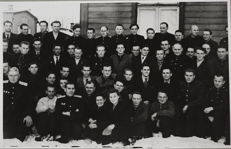 Tartu Raudtee Tehnikakool: tehnilisel konverentsil osalenud, jaanuar 1950.
