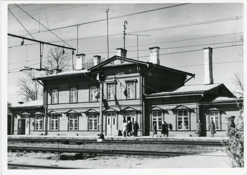 Vaade Keila jaamahoonele, 1975.