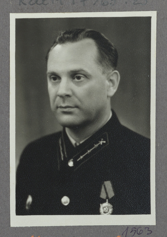 Eesti raudtee: Raudteekorraldaja Leo Merioja, portreefoto, ca 1960