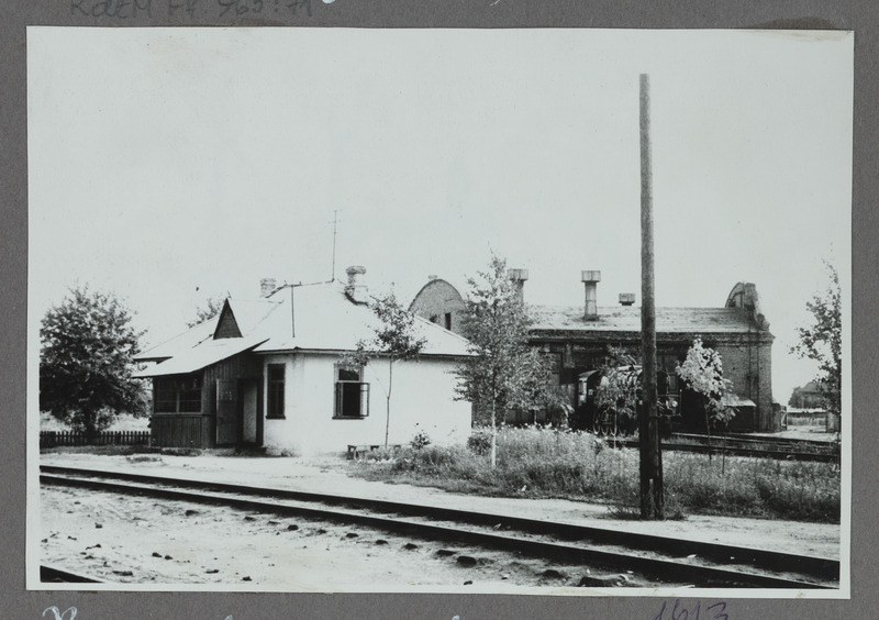 Eesti raudtee: taastatud veduridepoo Narva jaamas, 1950. aastad