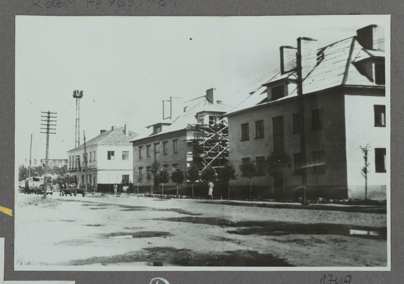 Eesti raudtee: majanduslikul teel Tartus ehitatud teejaoskonna elu- ja kontoriruumidega hooned, 1950. aastad