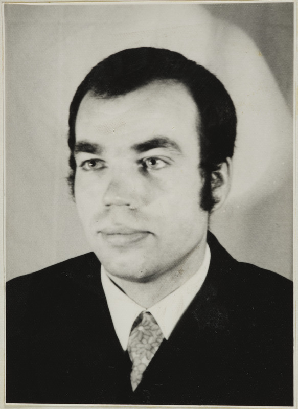 Valga veduridepoo auraamat: vedurijuhti abi Oleg Djatlov, portreefoto, 1960. aastad