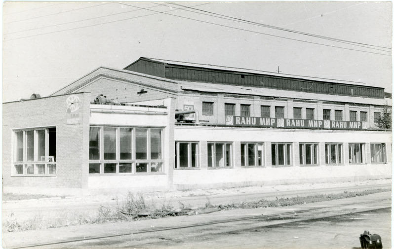 Ehitud hoone Tapa vagunidepoos, ca 1967-1968, foto: Mihkel Ollino