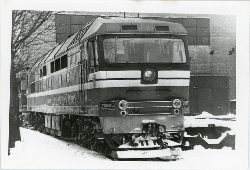 Reisirongi mootorvedur TEP70-0033 Tallinnas, 1980