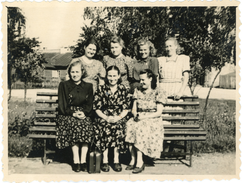 Rühm Haapsalu jaama naistöötajaid, 1950. aastad