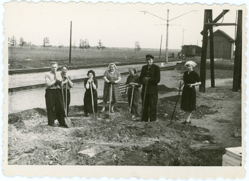 Hoogtöö Saue jaamas, taamal pagasiait, 1960. aastad
