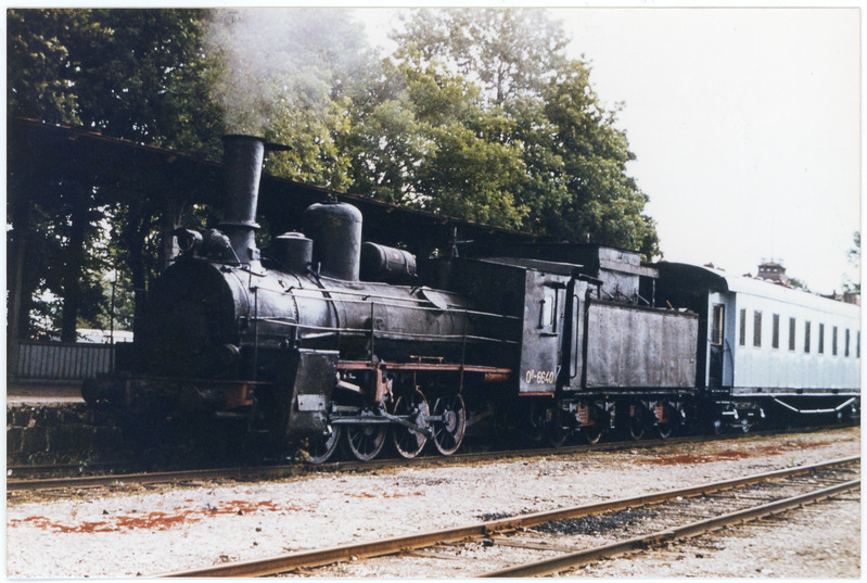 Auruvedur Ov 6640 mängufilmi "Lurich" võtetel Haapsalu jaamas, august 1983, foto: Ilmar Adamson