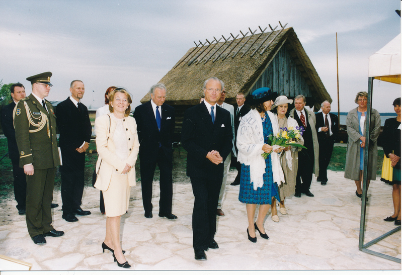 Rootsi Kuningapaar Rannarootsi muuseumis 05.05.2002