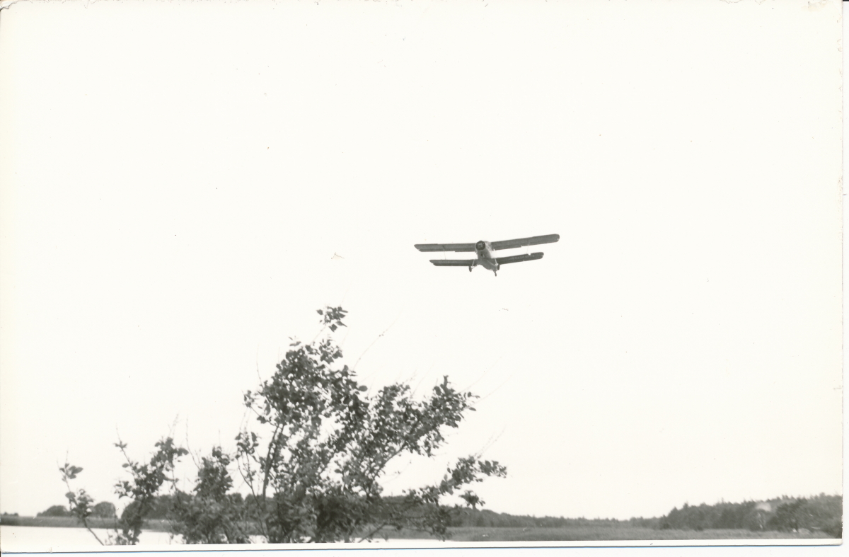 Lennuk An-2 õhku tõusmas