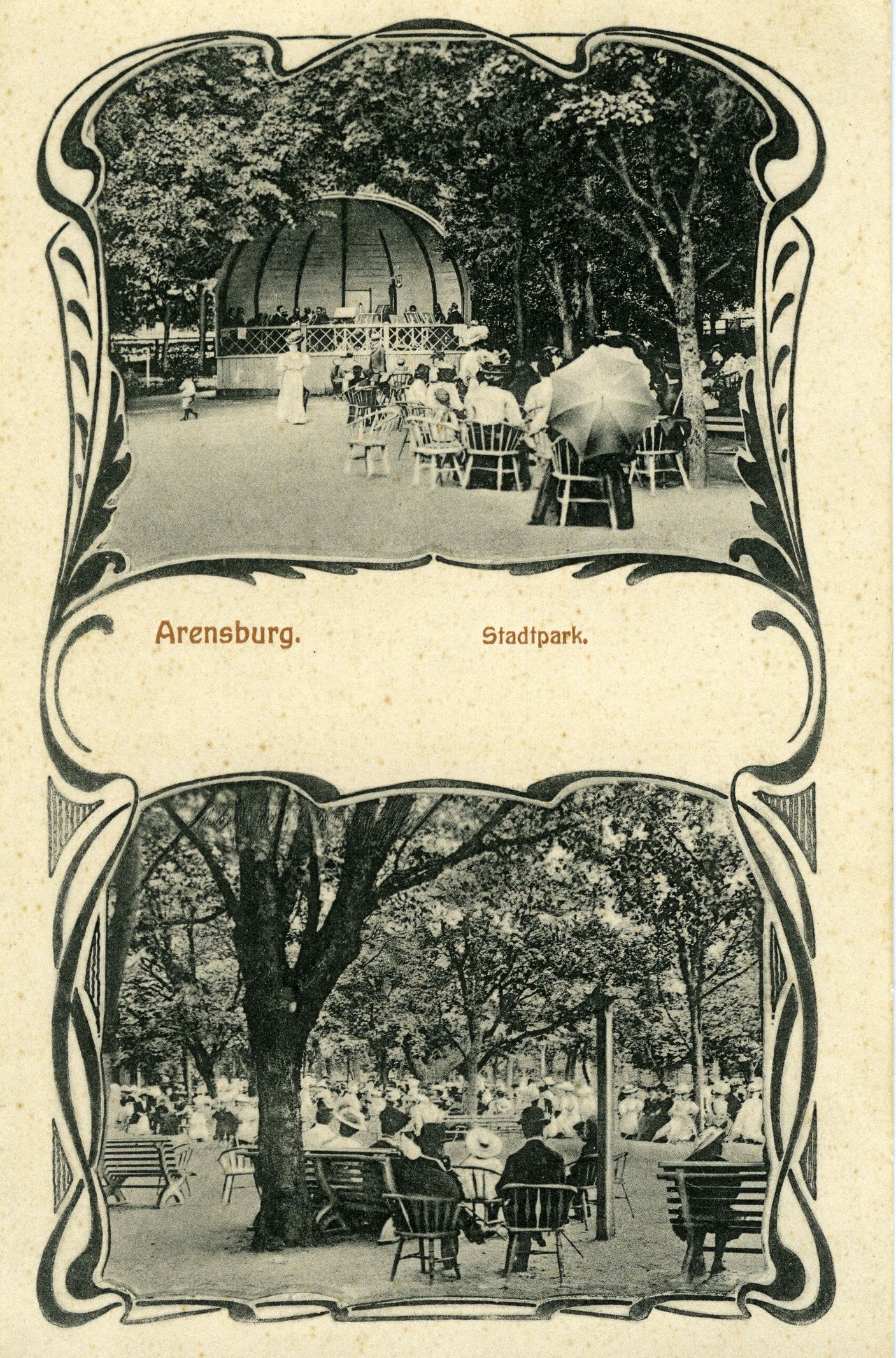 Liitpostkaart: vaated Kuressaare Lossipargile