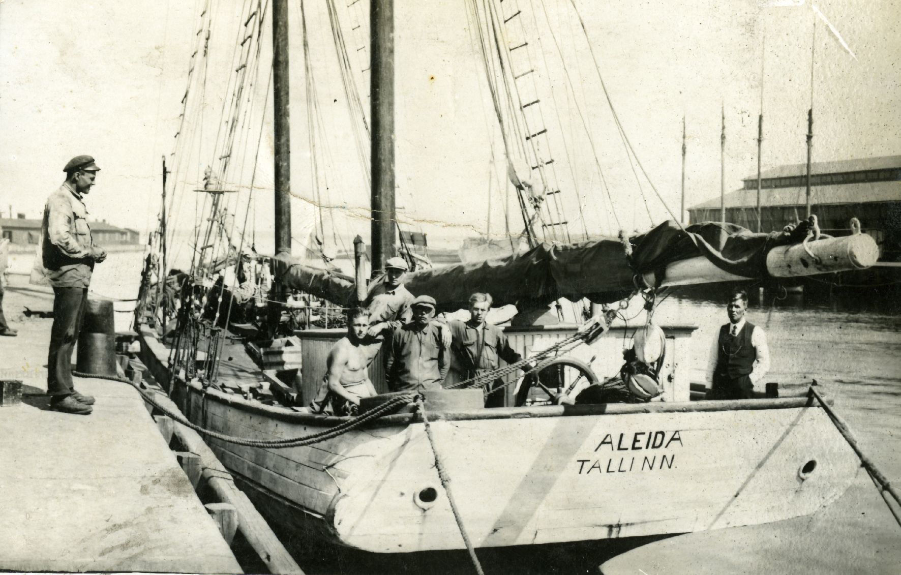 Purjekas Aleida sadamas