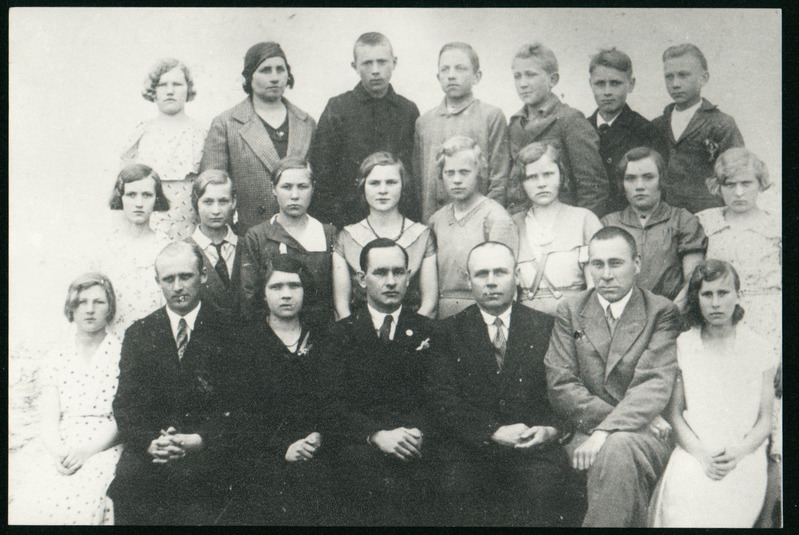 Lümanda Algkooli lõpetajad ja õpetajad 1934.a.