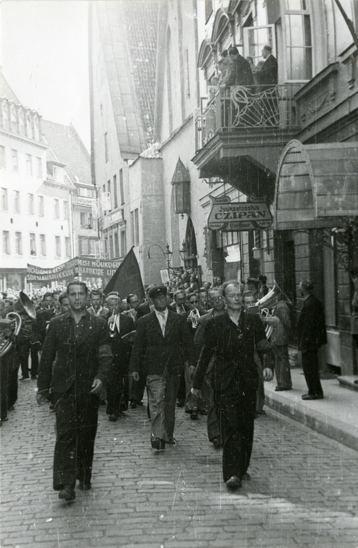 Demonstratsioon Tallinnas NSV Liidu saatkonna ees