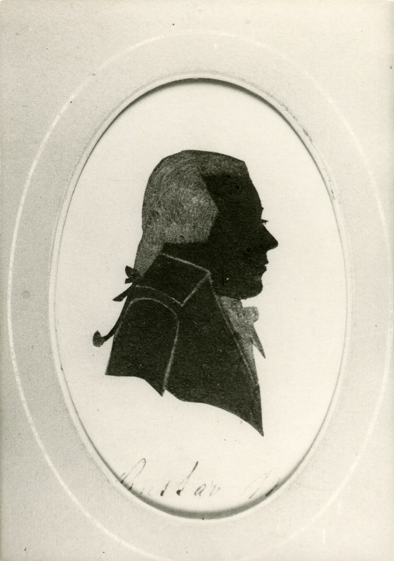 Reinhold Gustav Magnus von Ekesparre: repro siluettportreest.