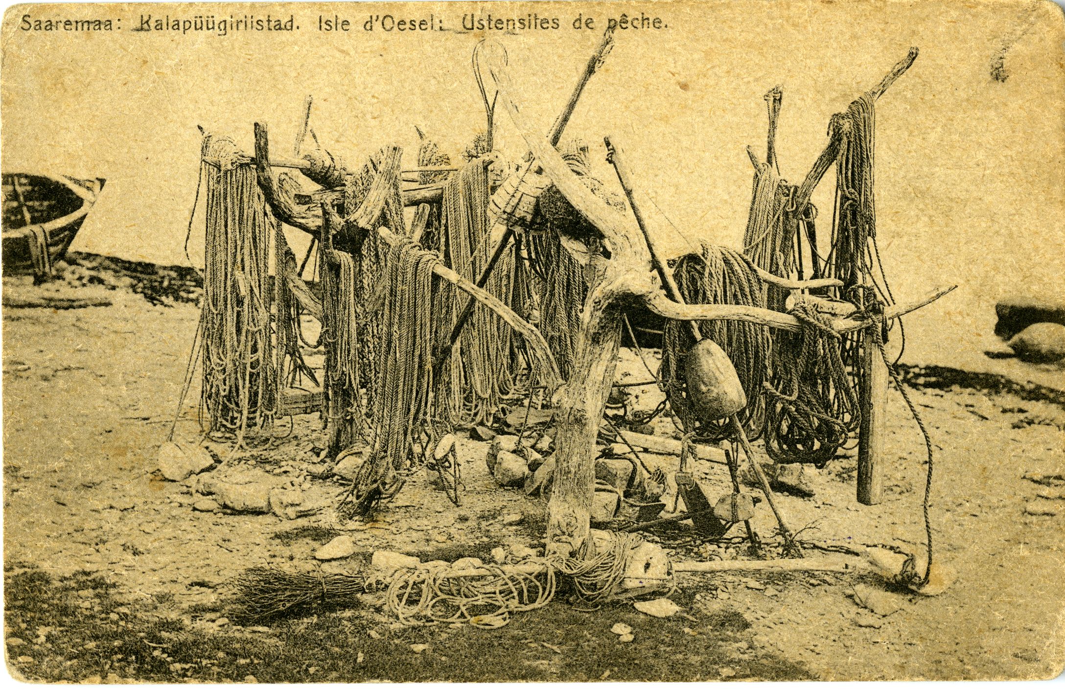 Kalapüügivahendid Saaremaa rannas