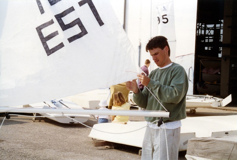 Purjetaja Jaak Jõgi Koigi raba vaatetorni juures