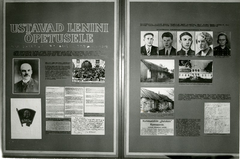 Kuressaare linnus: Saaremaa Koduloomuuseumi rändnäitus Ustavad Lenini üritusele