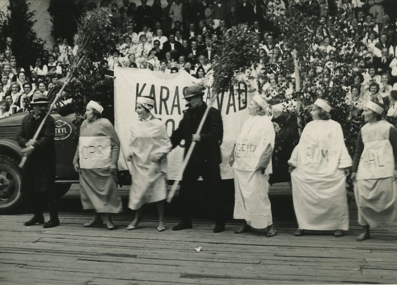 Kingissepa rajooni rahvakunstiõhtu: stseen rahvakunstiõhtust