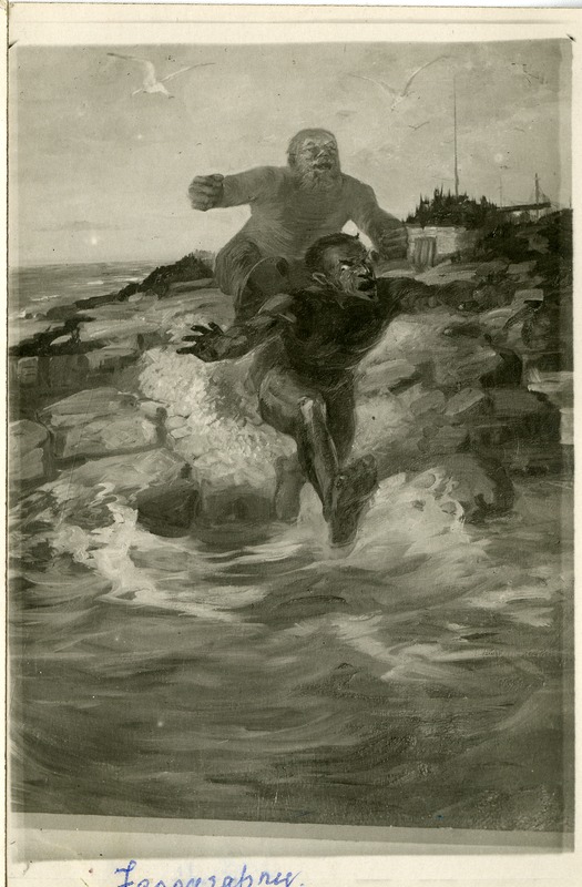 Fotokoopia maalist Jaak ajab Vanapagana merre