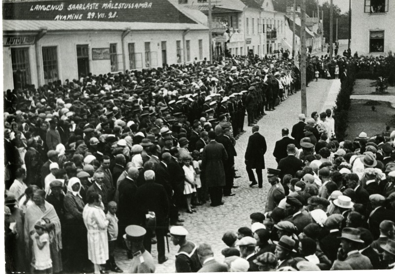 Kuressaare Vabadussõja monumendi avamine