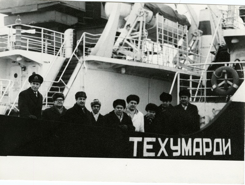 Jüri Suurhans praam-jäälõhkuja Tehumardi esimesel reisil