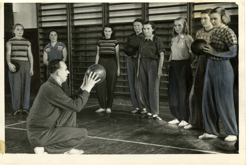 Erich Truumure võrkpallitreeningus