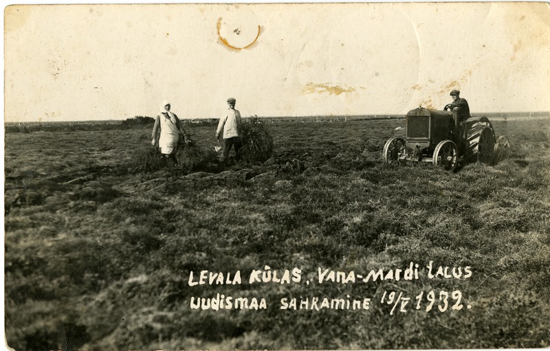 Uudismaakünd Levala küla Vanamardi talus