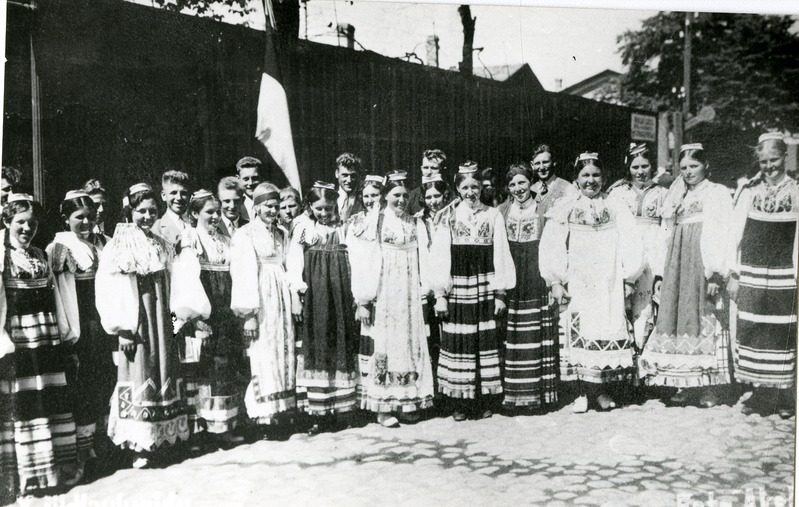 Torgu segakoor üldlaulupeol Tallinnas. 1933. a.