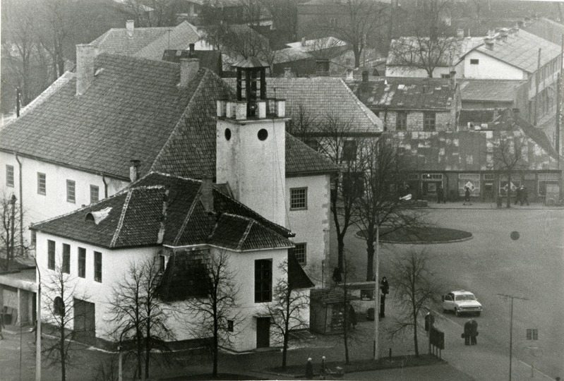 Kingissepa linn: vaade kesklinnale. 1975. a.