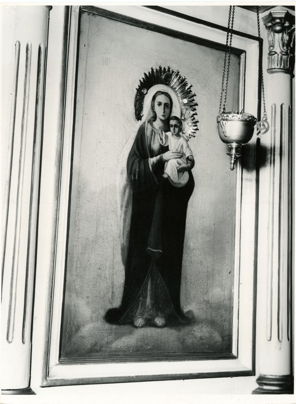 Kuressaare EAÕK Püha Nikolai kirik: ikoon Neitsi Maria Jeesusega