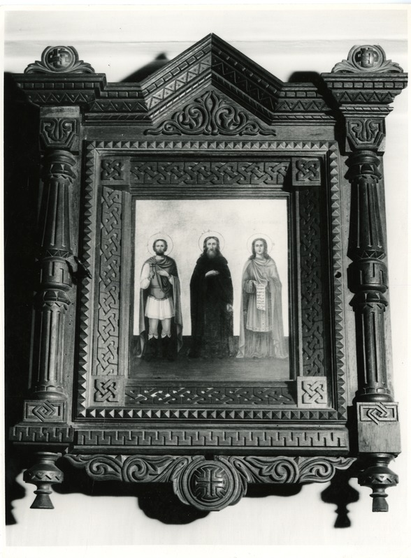 Kuressaare EAÕK Püha Nikolai kirik: ikoon Pühad suurkannatajad Andrei, Timofei ja Paraskeva