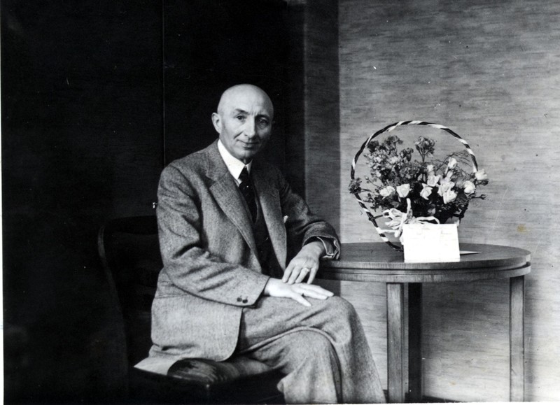 Keemiakandidaat Hans von Freytagh-Loringhoven (28.08.1882 Kur. - 9.02. 1964 Hannover) oma kabinetis Katowices. 3.09.1940.
