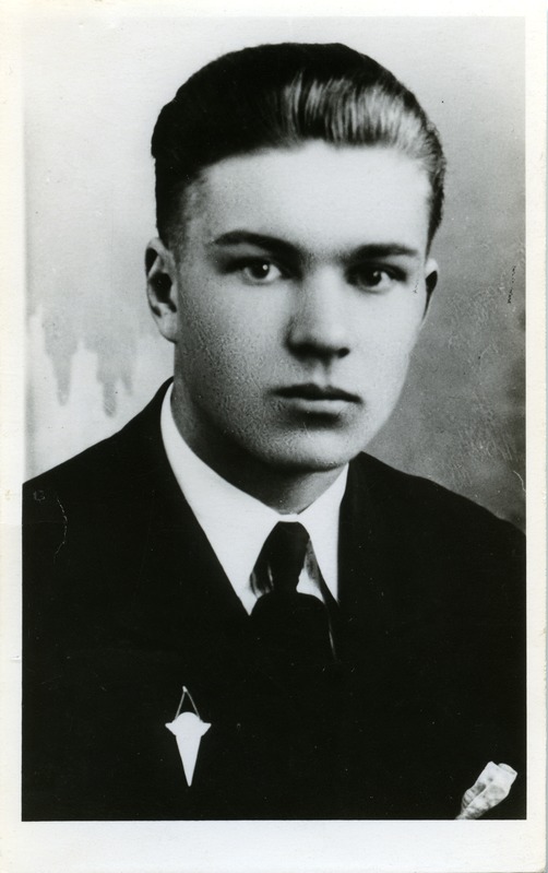 Rinnaportree: Heino Kuivjõgi, SÜG-i 1933/34. õ/a.  humanitaarharu abiturient.